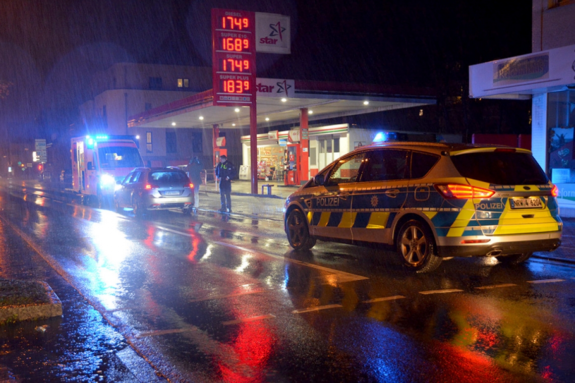 Unfall auf der Bahnhofstraße: 33-Jähriger verletzt