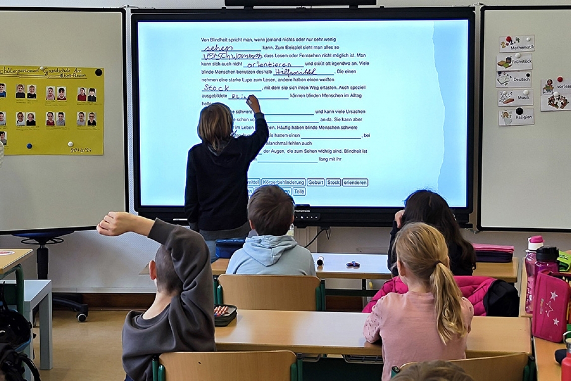 Grundschule Am Alten Flecken erhält digitale Tafeln