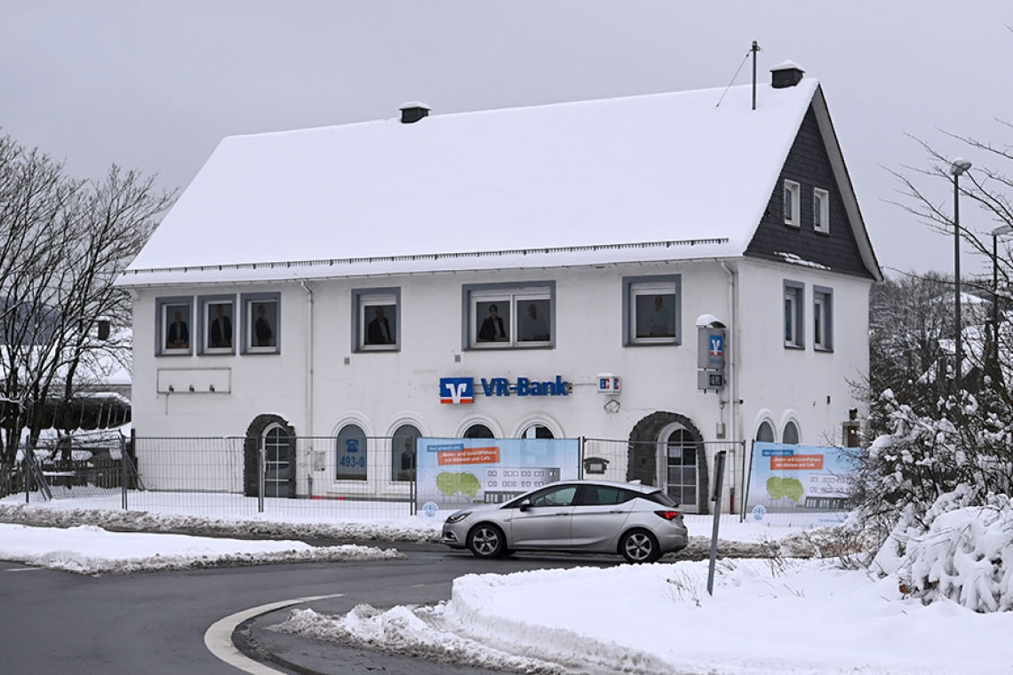 Am Peimbach-Kreisel entstehen vier Wohnungen und ein Café