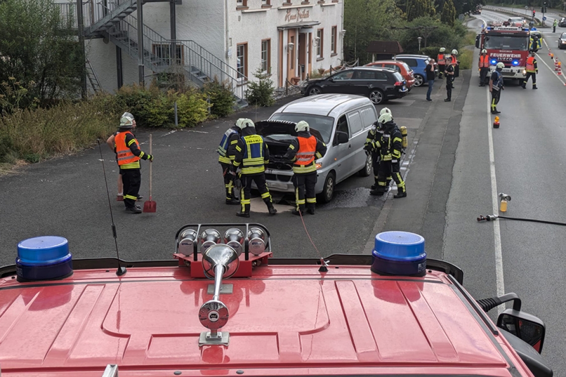 Geplatzter Motor sorgt für Einsatz am ehemaligen Haus Freiheit