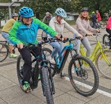 Pädagogen traten in Büschergrund kräftig in die Pedale