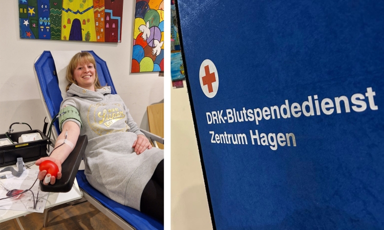 Blut spenden unter Rizzi-Gemälden: Premiere im Technikmuseum