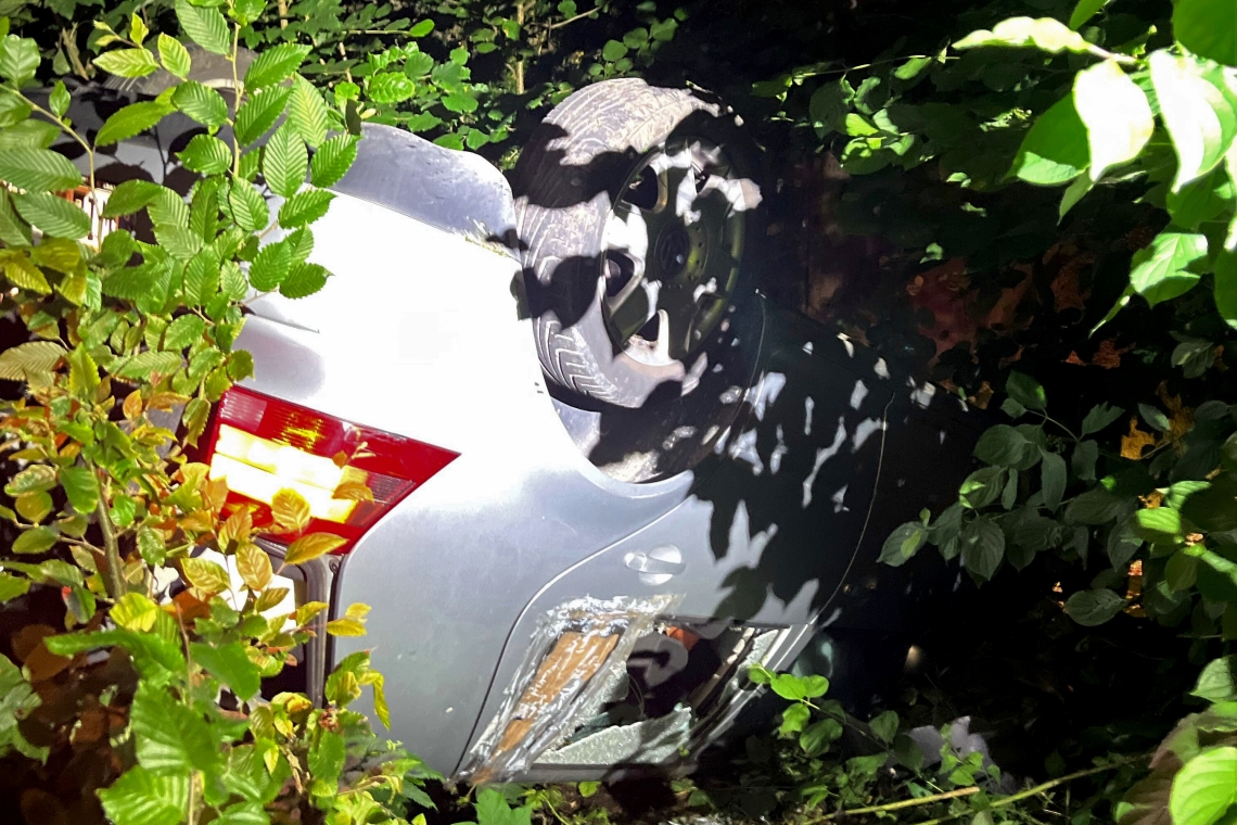 Nächtliche Verfolgungsfahrt endet auf dem Dach