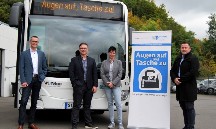 Polizei und VWS: Gemeinsame Sache gegen Taschendiebe