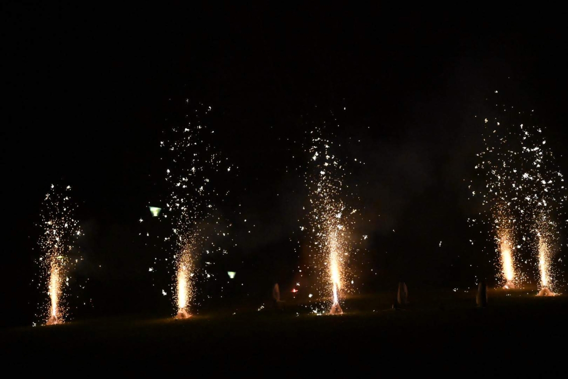 Vorgeschmack auf Silvester am Donnerstagabend im Kurpark