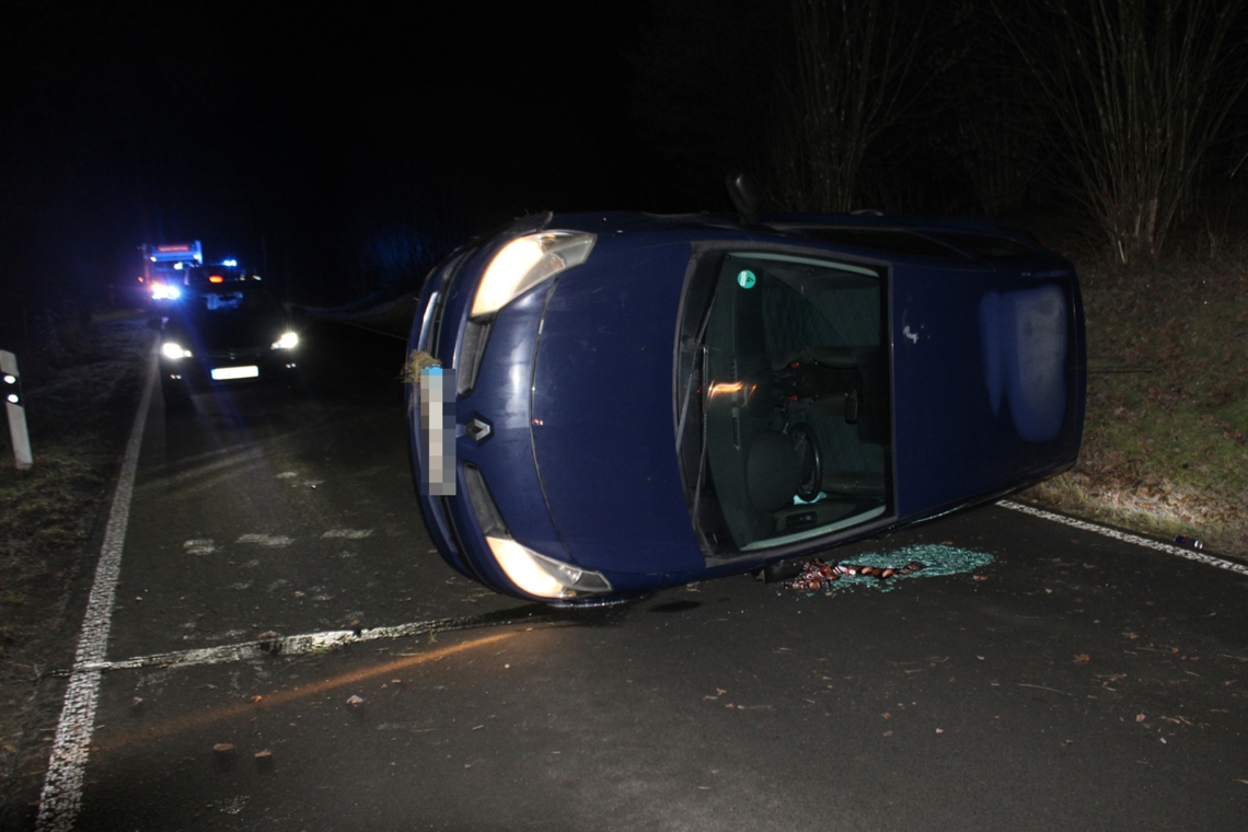 Eisglätte sorgt für Unfälle bei Bühl und Plittershagen