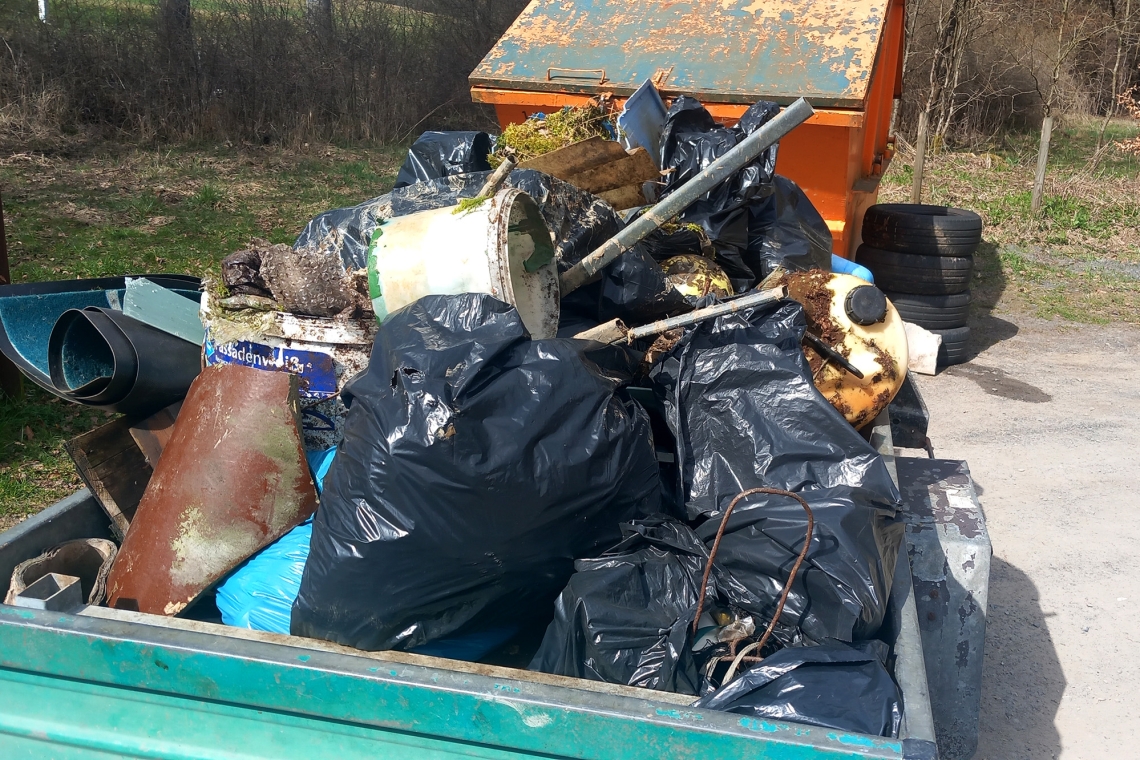Starker Einsatz für die Umwelt: Alcher sammeln jede Menge Müll
