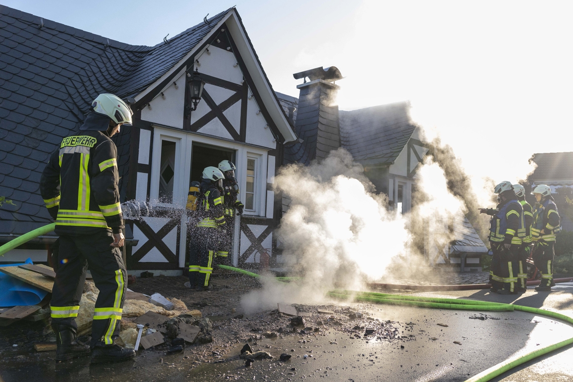 Feuer in Zwischendecke: Niederndorfer Backes verraucht