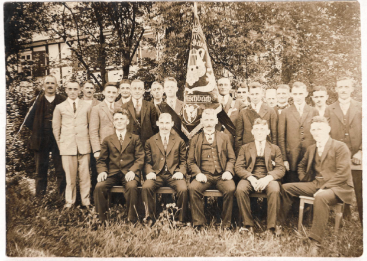Fahnenweihe 1927 Gesangsverein Sangeslust