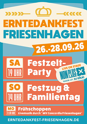 Erntedankfest Friesenhagen